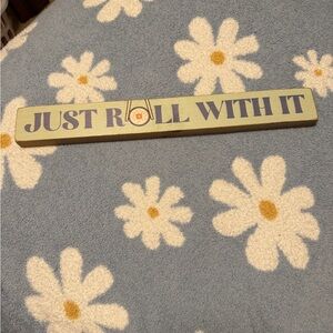 Sushi 🍱 Decorative Sign - Just Roll With It